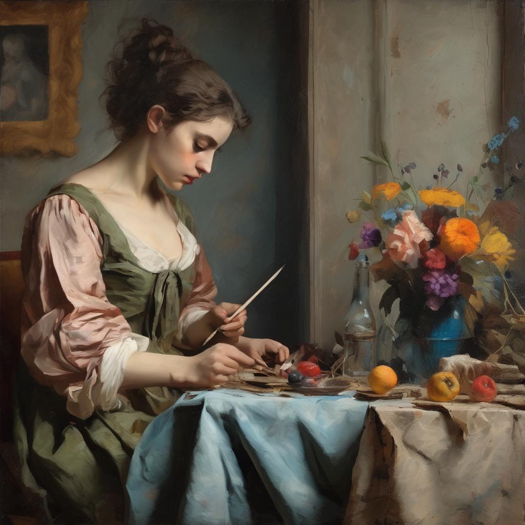 Στυλ και τεχνικές του Nicolas BERTIN